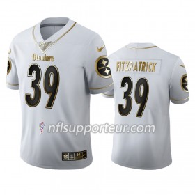 Maillot Homme Pittsburgh Steelers Minkah Fitzpatrick 39 Nike Blanc Golden Edition 100th